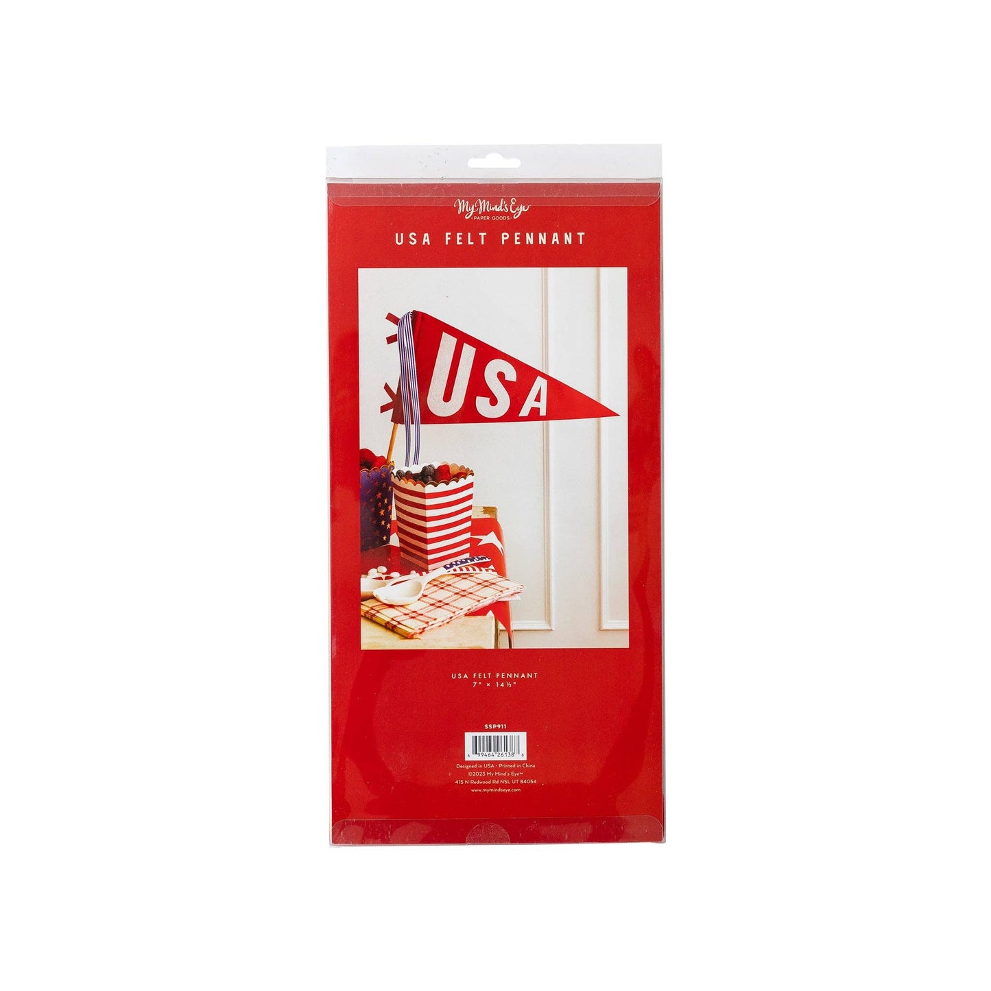 My Mind's E \ye | USA Felt Pennant Banner