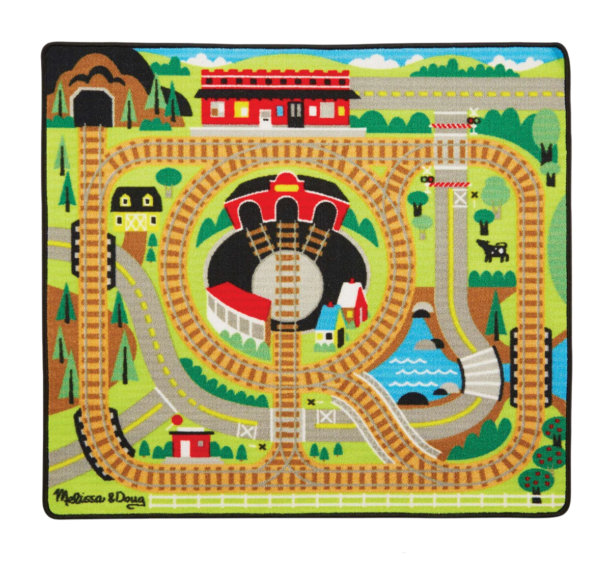 Melissa & Doug Train Rug