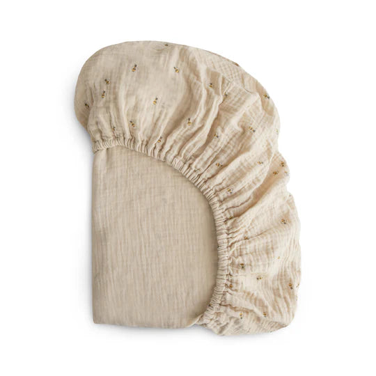 Mushie | Organic Crib Sheet