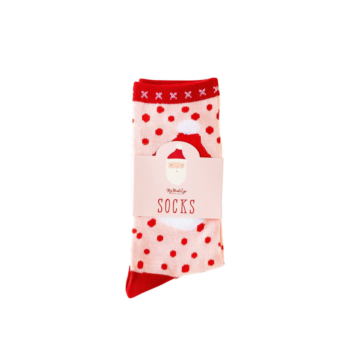 WHM1051 - Whimsy Santa Head Socks