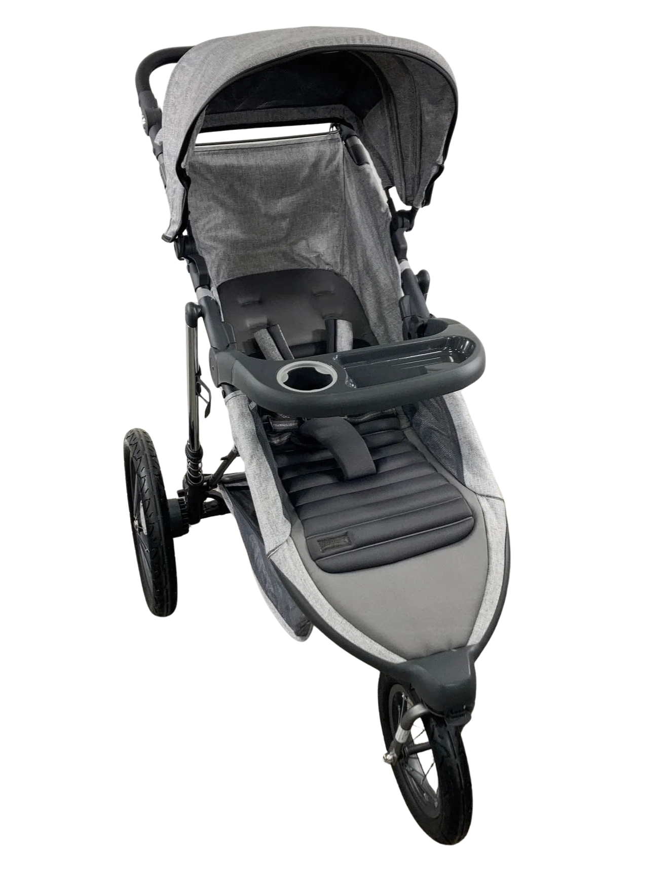Monbebe Rebel II Jogging Stroller | Grey and Black