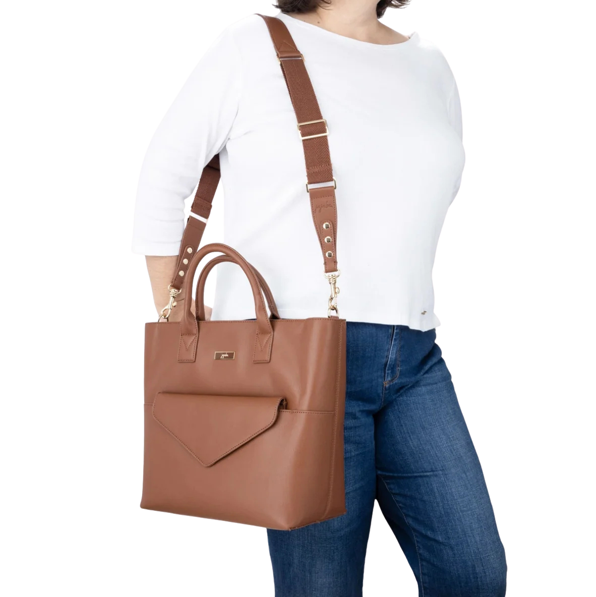 Jujube Leather Diaper Bag | New