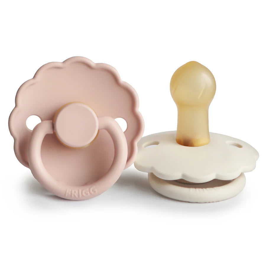 FRIGG | Daisy Natural Rubber Pacifier 2-Pack