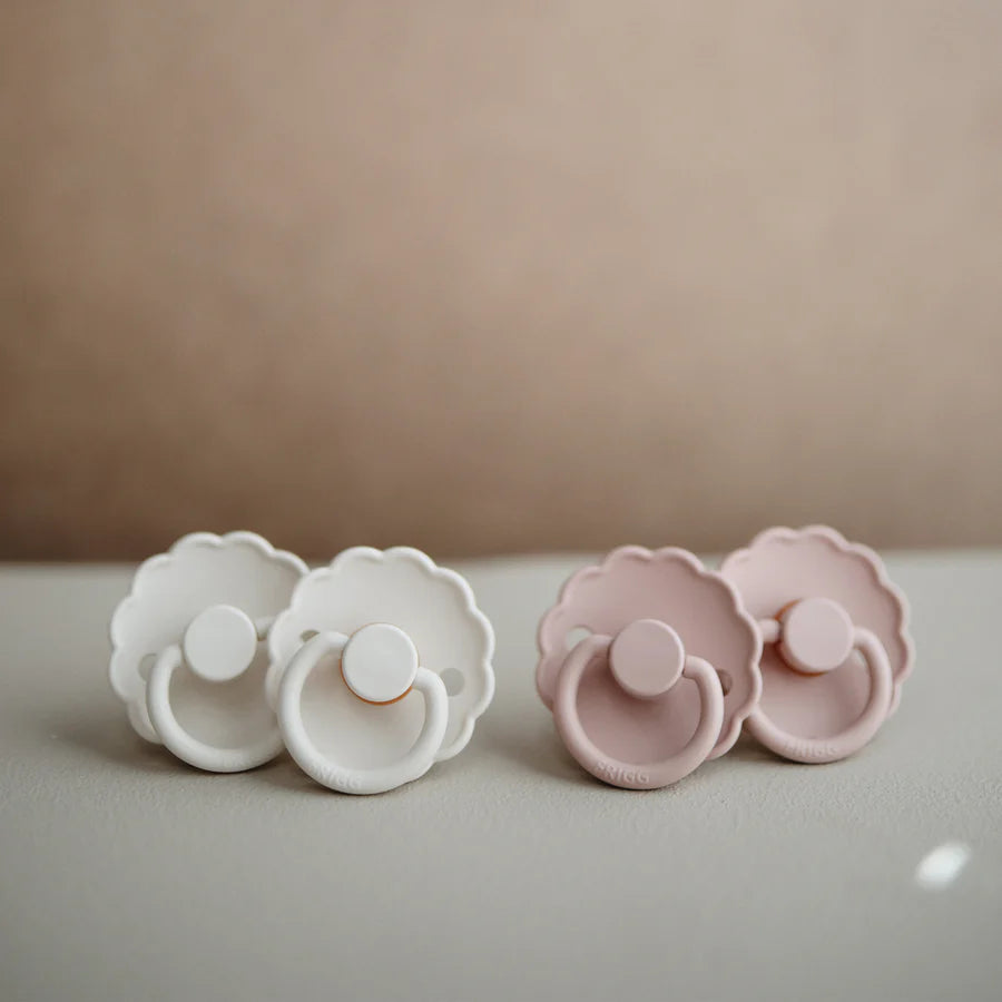 FRIGG | Daisy Natural Rubber Pacifier 2-Pack