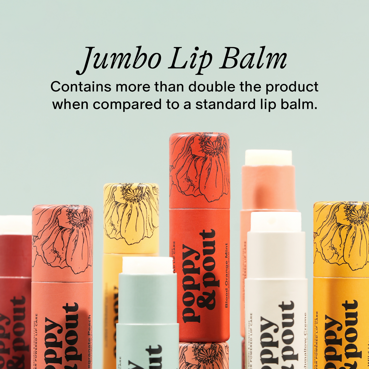 Poppy & Pout Lip Balm | Sweet Mint
