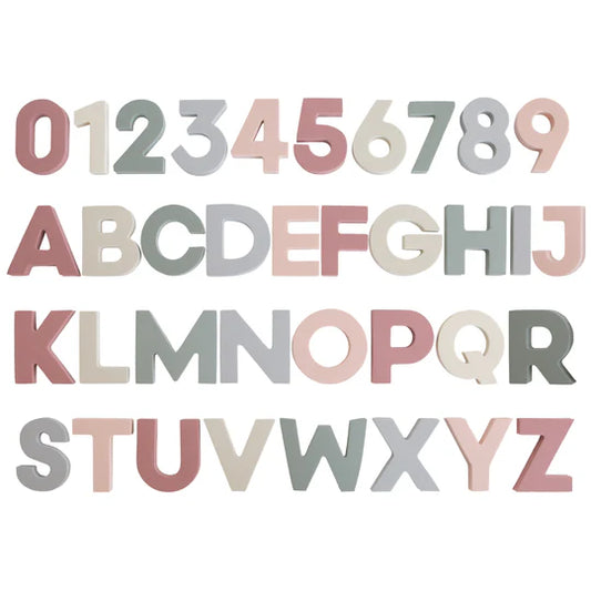 Mushie | Bath Toy Letter & Numbers