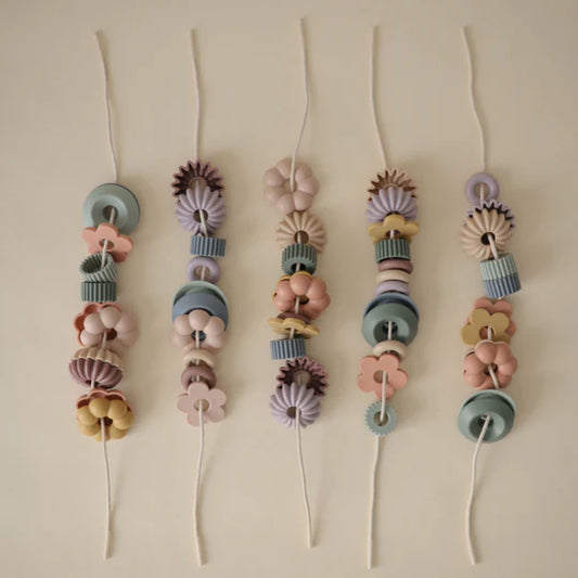 Mushie | Bead Lacing Toy Set