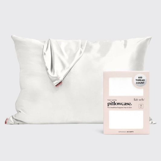 KITSCH | Satin Pillowcase Standard - Ivory