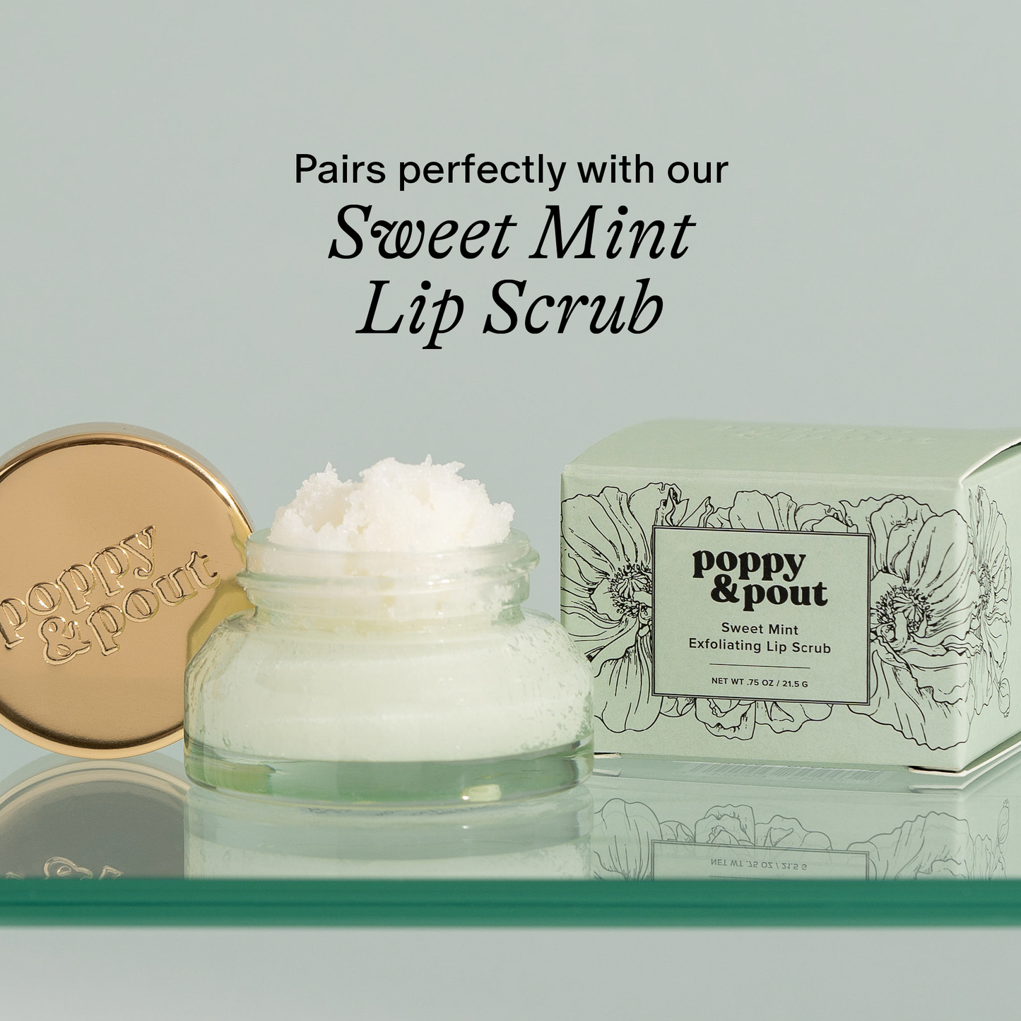 Poppy & Pout Lip Balm | Sweet Mint
