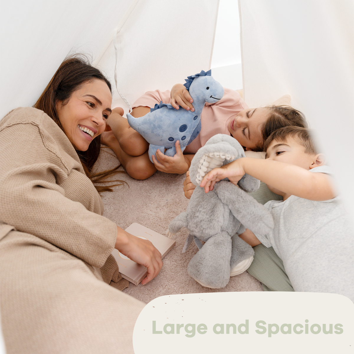 Kids Play Tent, Indoor Canvas Play Tent by Comfy Cubs