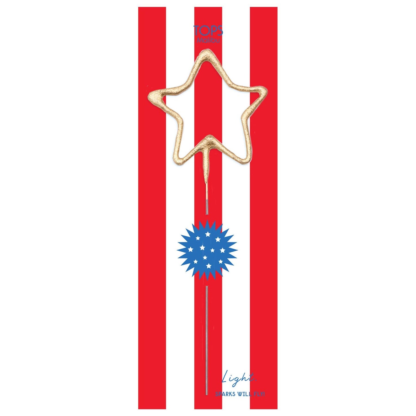TOPS Malibu | Gold Star Sparkler Wand