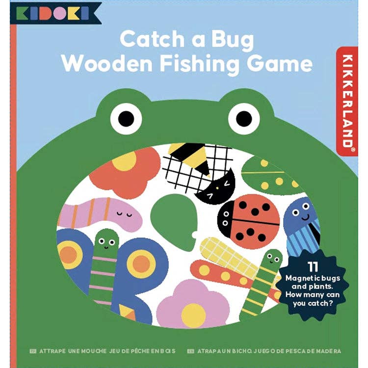 Catch a Bug Wooden Fishing Game