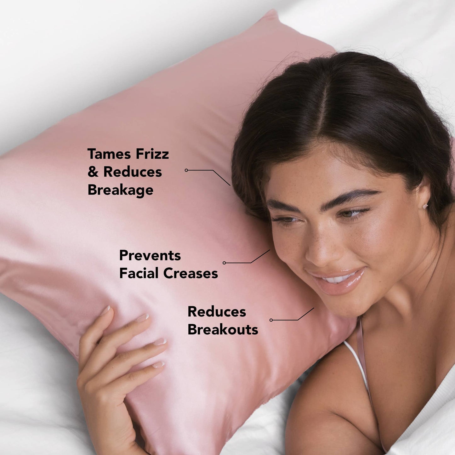 KITSCH | Satin Pillowcase Standard - Blush