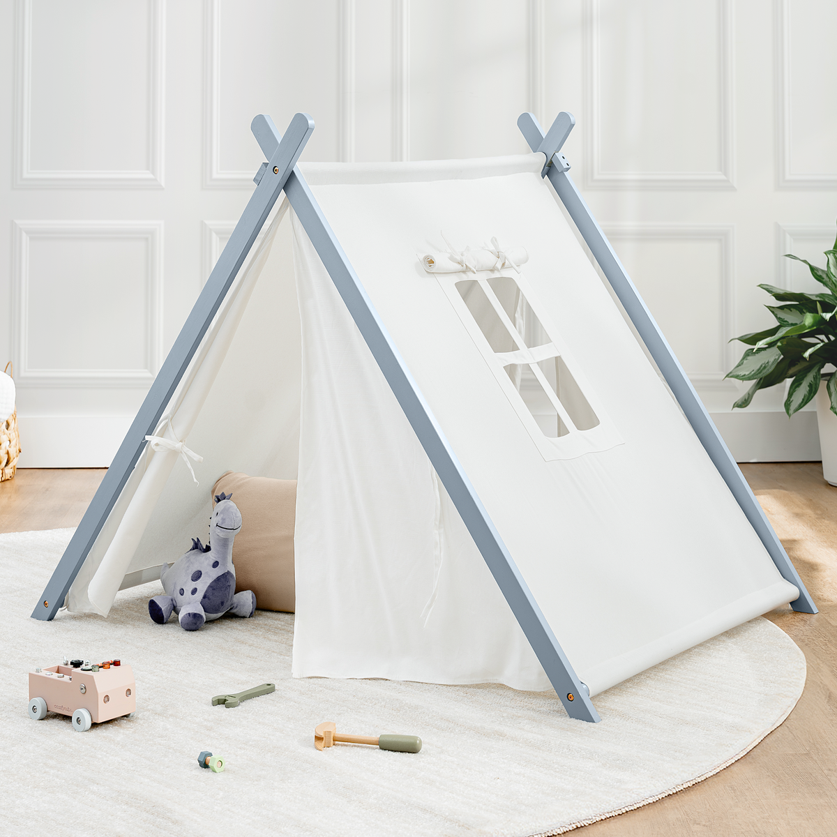 Kids Play Tent, Indoor Canvas Play Tent by Comfy Cubs