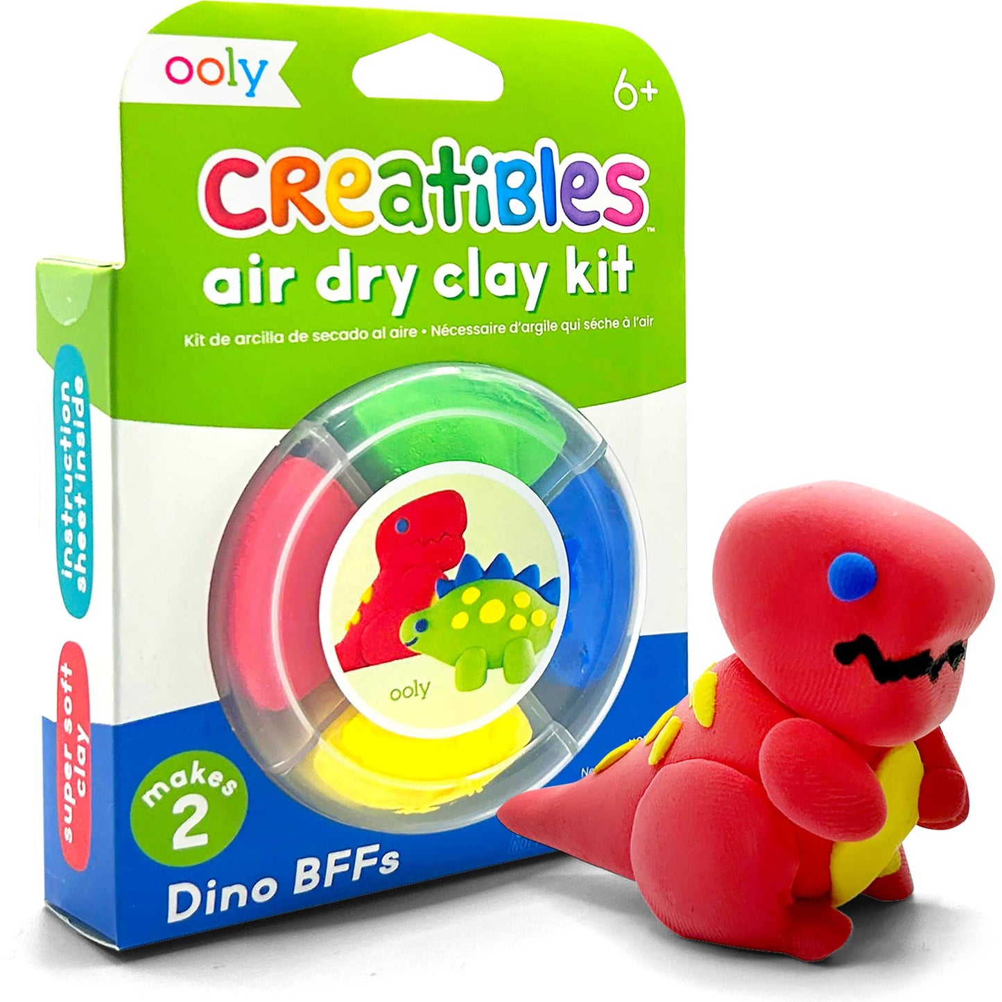 OOLY | Creatibles: Air Dry Clay BFFs Kit - Dino. Pals