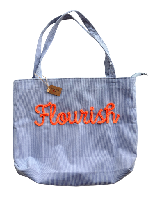 Flourish Zippered Tote