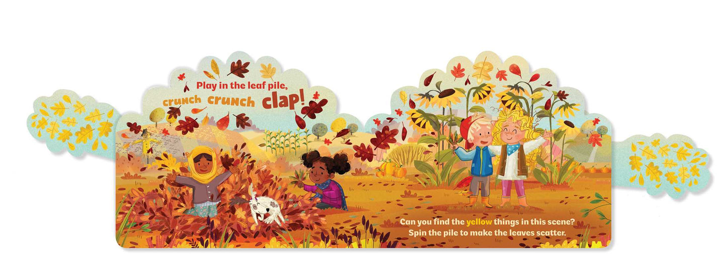 Jump in the Leaf Pile Board Book