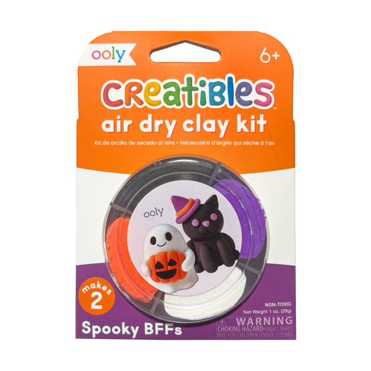 OOLY Creatibles Air Dry Clay Kit - Spooky BFFs