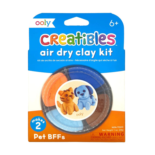 OOLY | Creatibles: Air Dry Clay BFFs Kit - Pet Pals