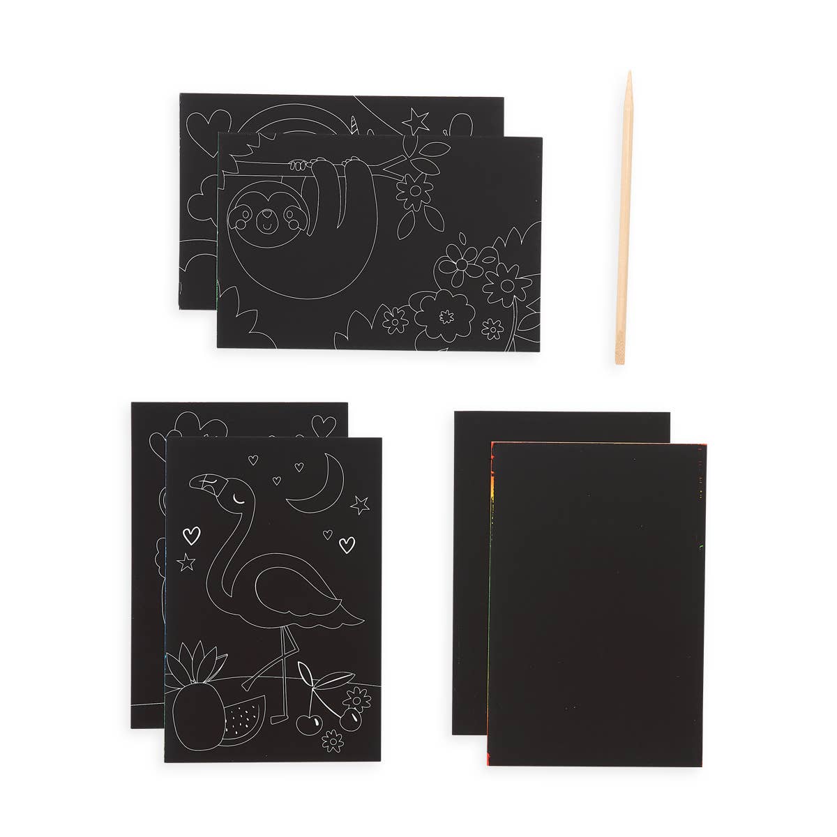 OOLY | Scratch & Scribble: Mini Kit - Funtastic Friends