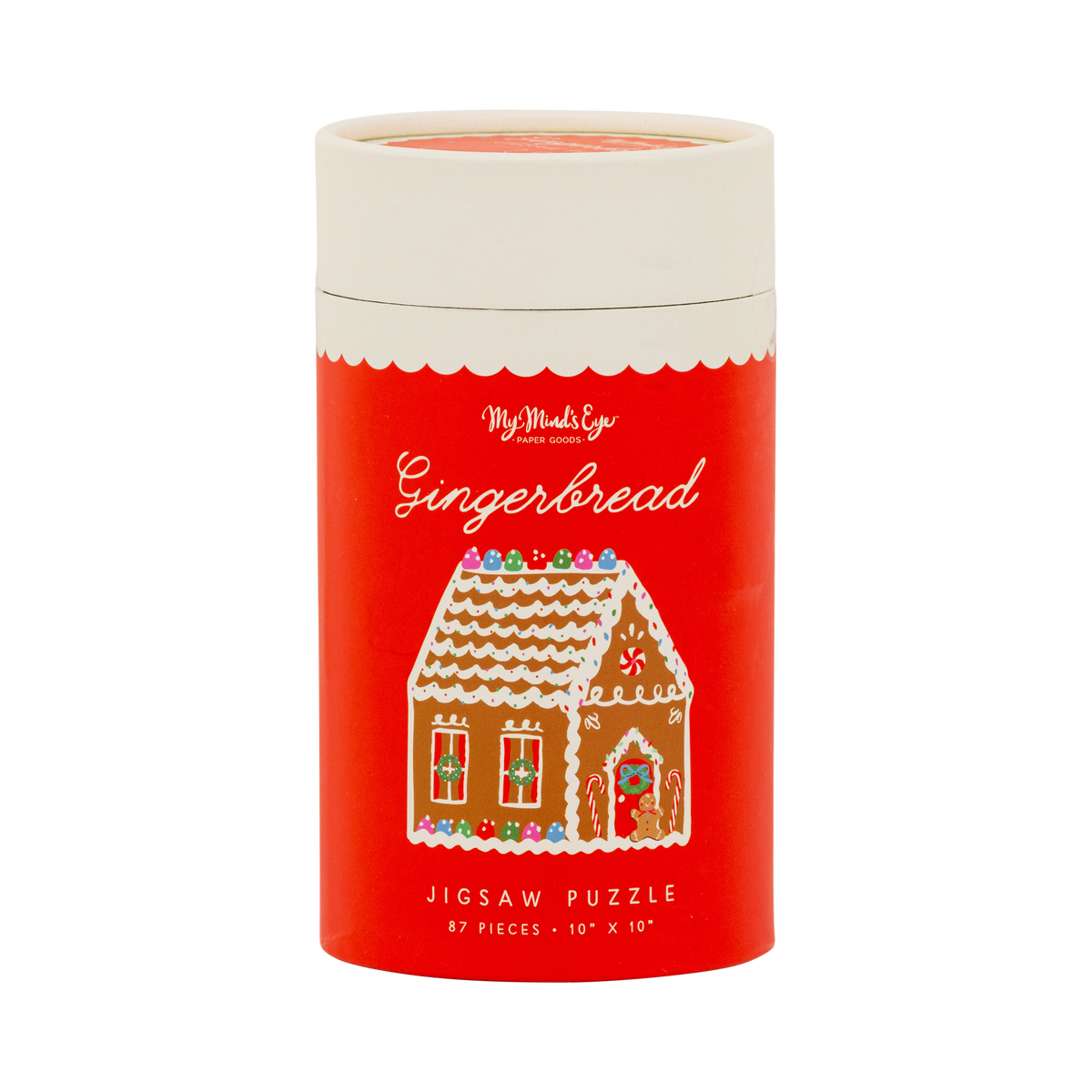 MYB1320 - Gingerbread House Kids 87 pc Shaped Jigsaw Puzzle