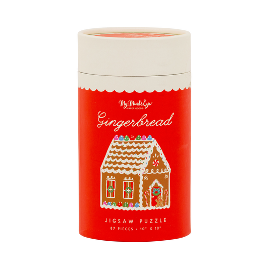 MYB1320 - Gingerbread House Kids 87 pc Shaped Jigsaw Puzzle