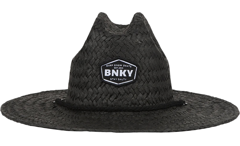 Binky Bro Straw Hat | Black