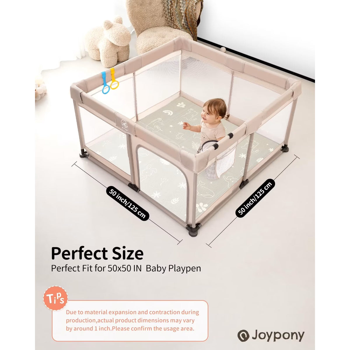 Joypony Foldable Baby Play Mat