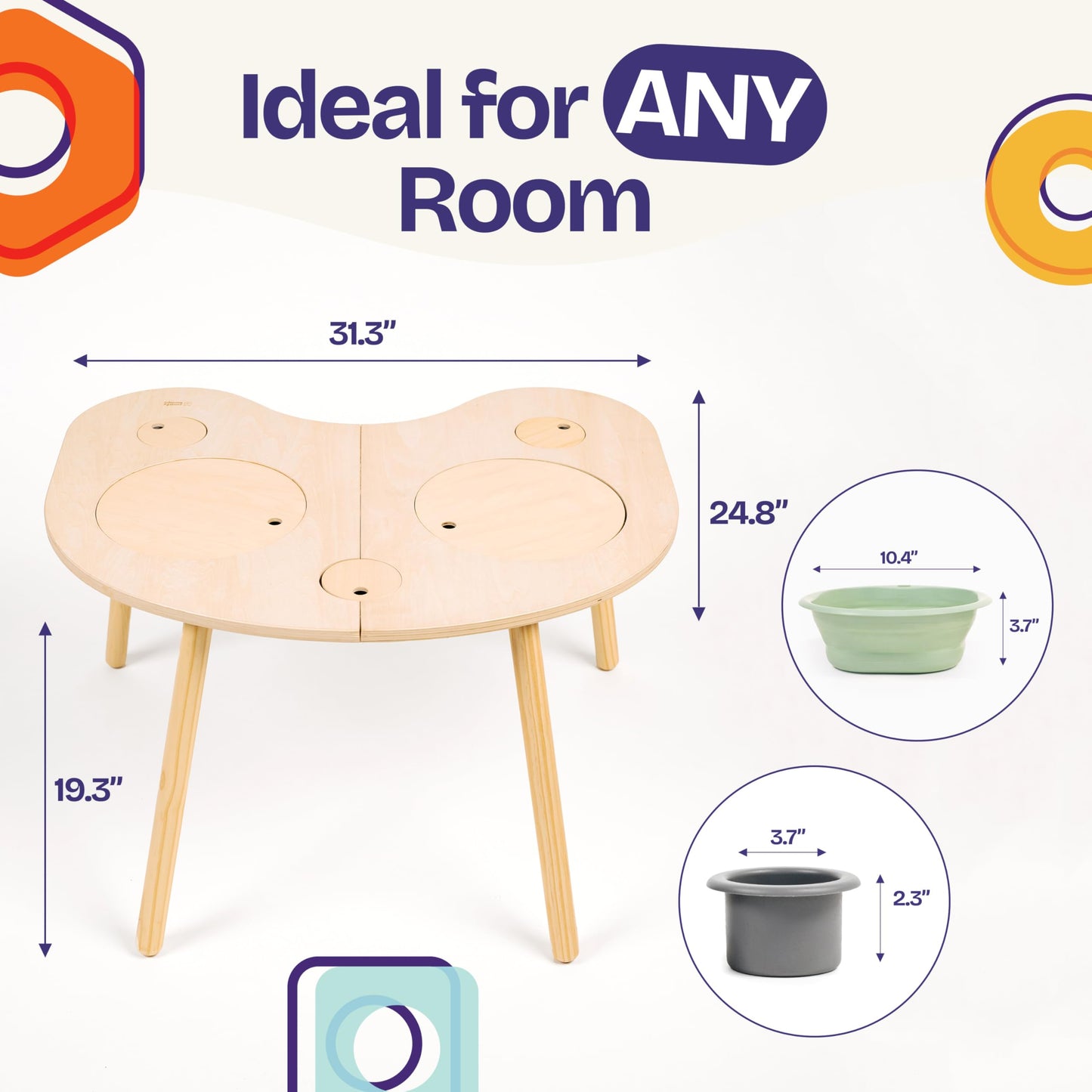 Comfy Bumpy Sensory Table