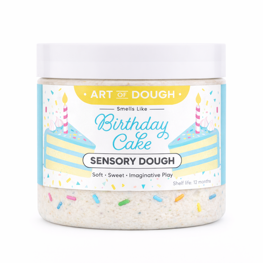 Art Of Dough | Birthday Cake Sensory Dough