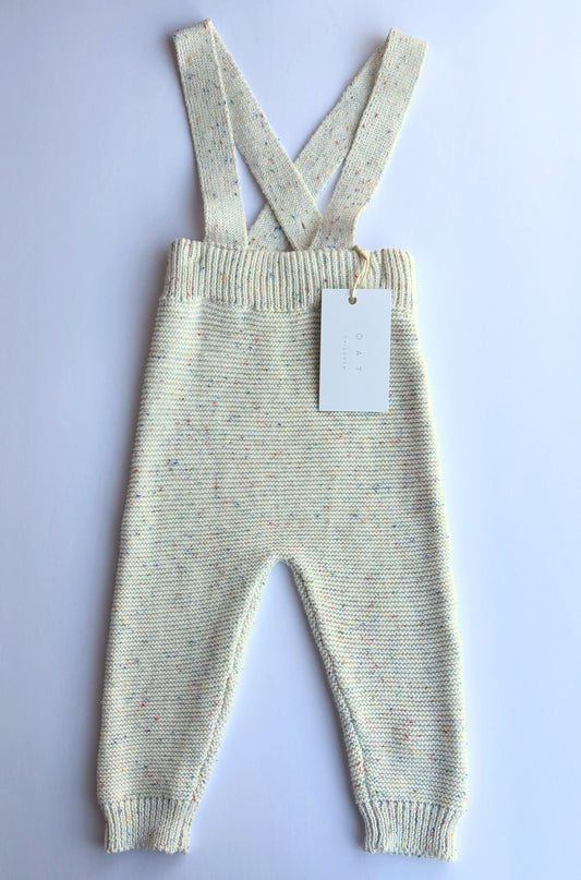Oat Suspender Pants | Size 0/3M