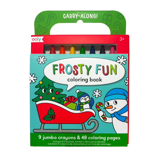 OOLY Carry-Along Coloring Book Set - Frosty Fun