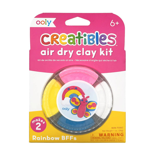 OOLY | Creatibles: Air Dry Clay BFFs Kit - Rainbow Pals