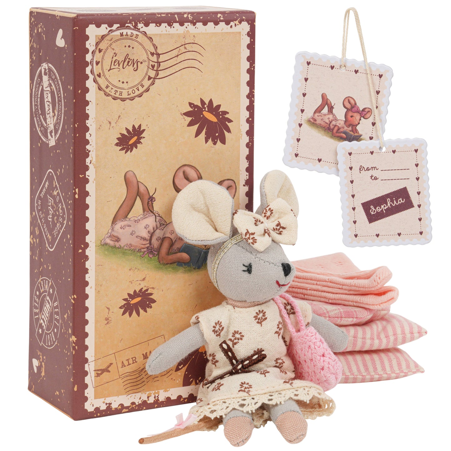 LEVLOVS | Mouse In Stamp Holder Box