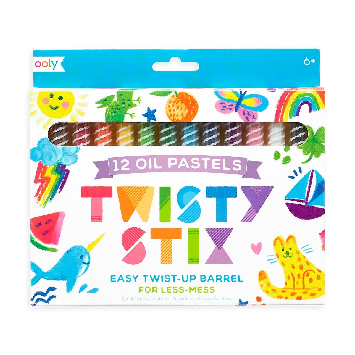 Ooly | Twisty Stix Oil Pastels (Set of 12)