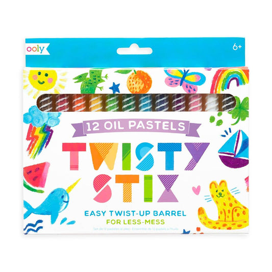 Ooly | Twisty Stix Oil Pastels (Set of 12)