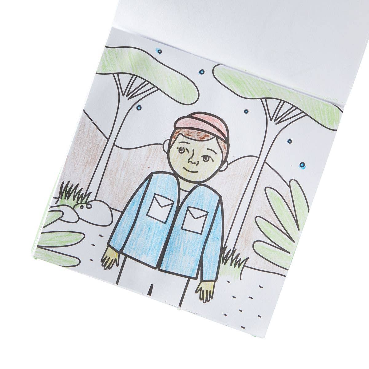 OOLY Carry-Along: Coloring Book Set - On Safari (10 PC Set)