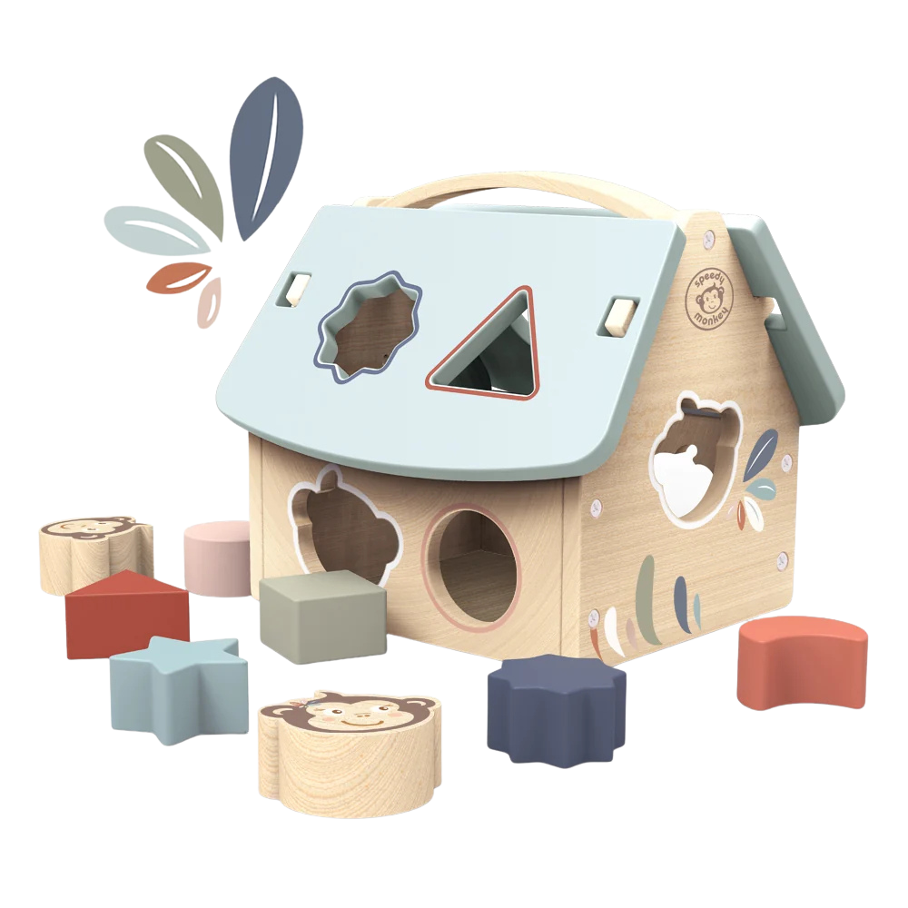 Speedy Monkey House Shape Sorter
