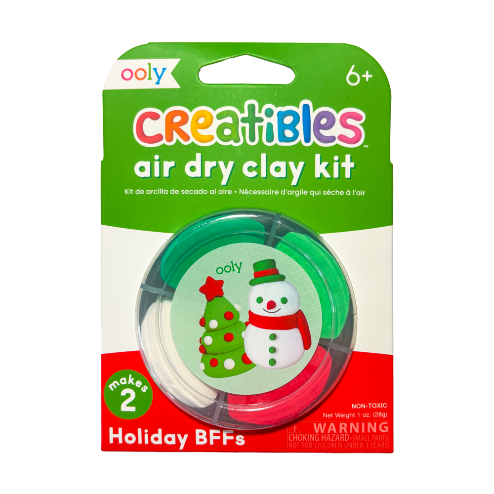OOLY Creatibles: Air Dry Clay Kit - Holiday BFFs