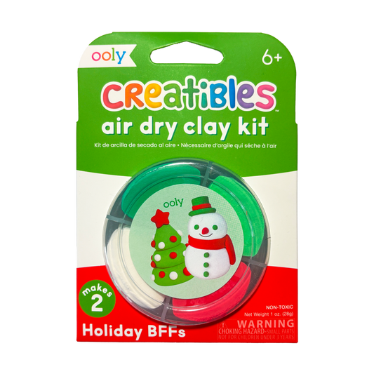 OOLY Creatibles: Air Dry Clay Kit - Holiday BFFs
