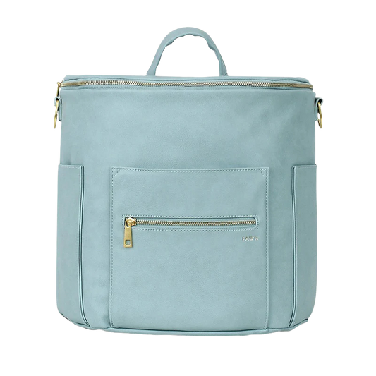 Fawn Diaper Bag | Dusty Blue