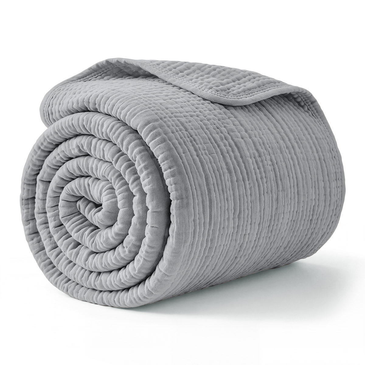Muslin Large Throw Blanket, 50” x 70”, 6-Layer by Comfy Cubs