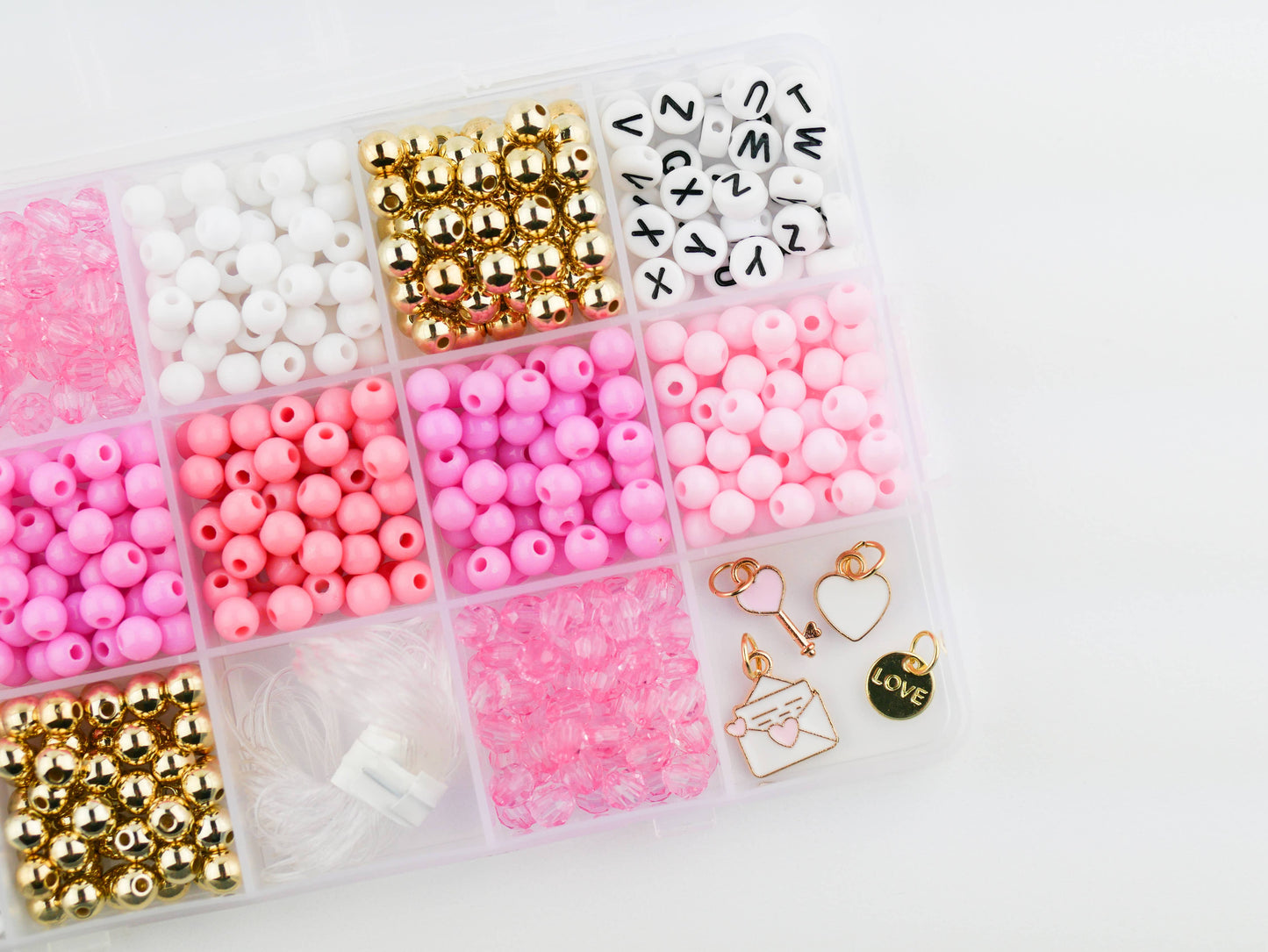 I love You DIY Stretchy Bracelet Craft Kit