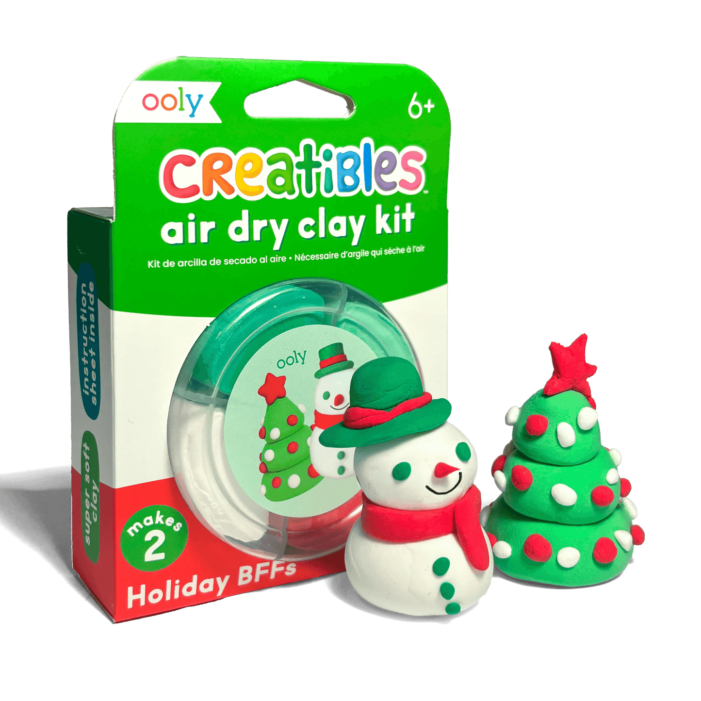 OOLY Creatibles: Air Dry Clay Kit - Holiday BFFs
