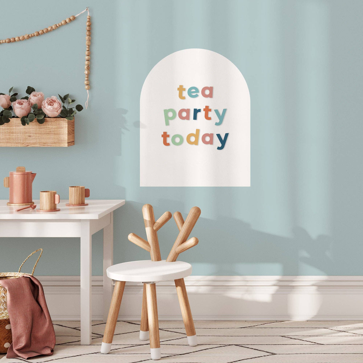 White Mini Arch Magnetic Wall Decal