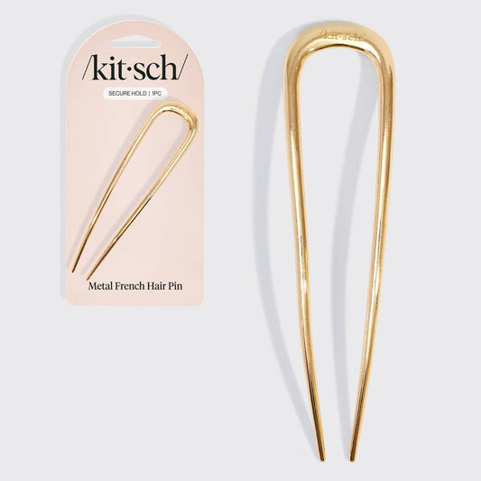 KITSCH | Metal French Hair Pin - Gold