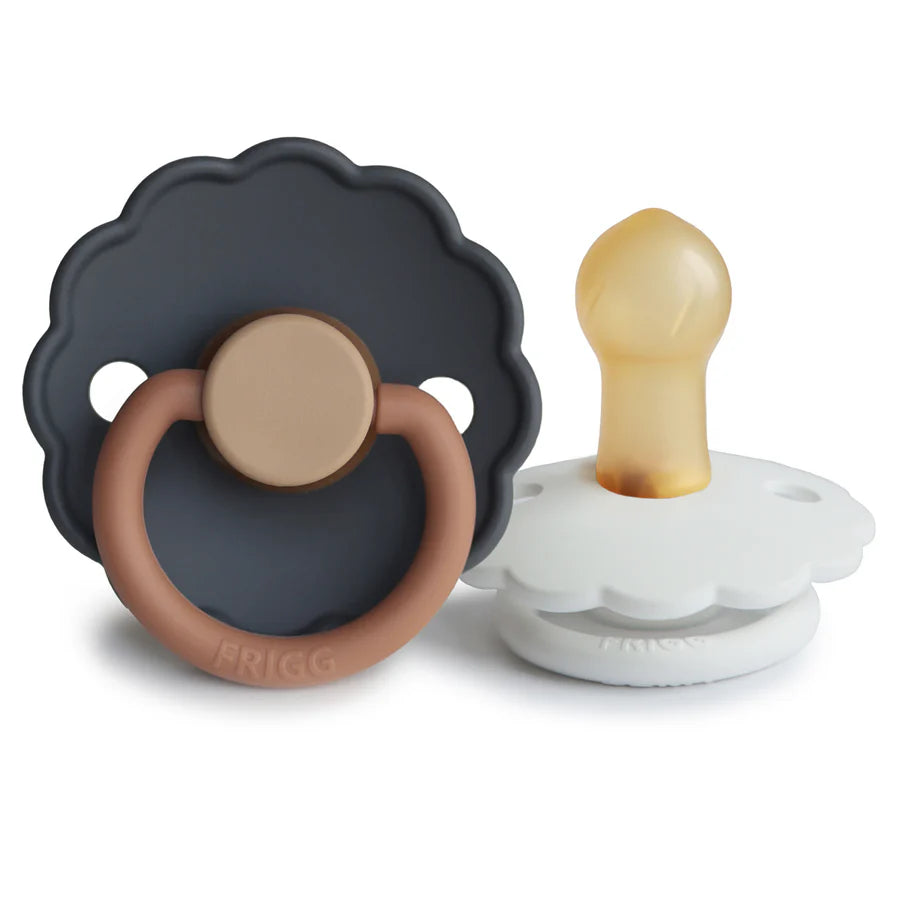 FRIGG | Daisy Natural Rubber Pacifier 2-Pack