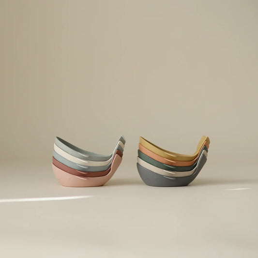 Mushie | Whale Bath Stackers