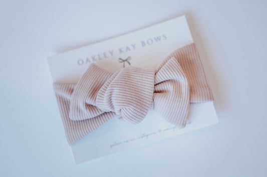 Oakley Kay Bows | Blush Headwrap