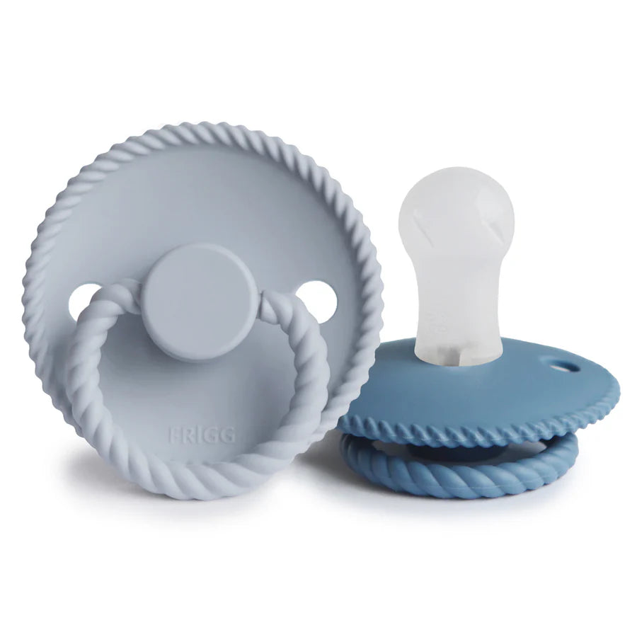 FRIGG | Rope Silicone Baby Pacifier 2-Pack